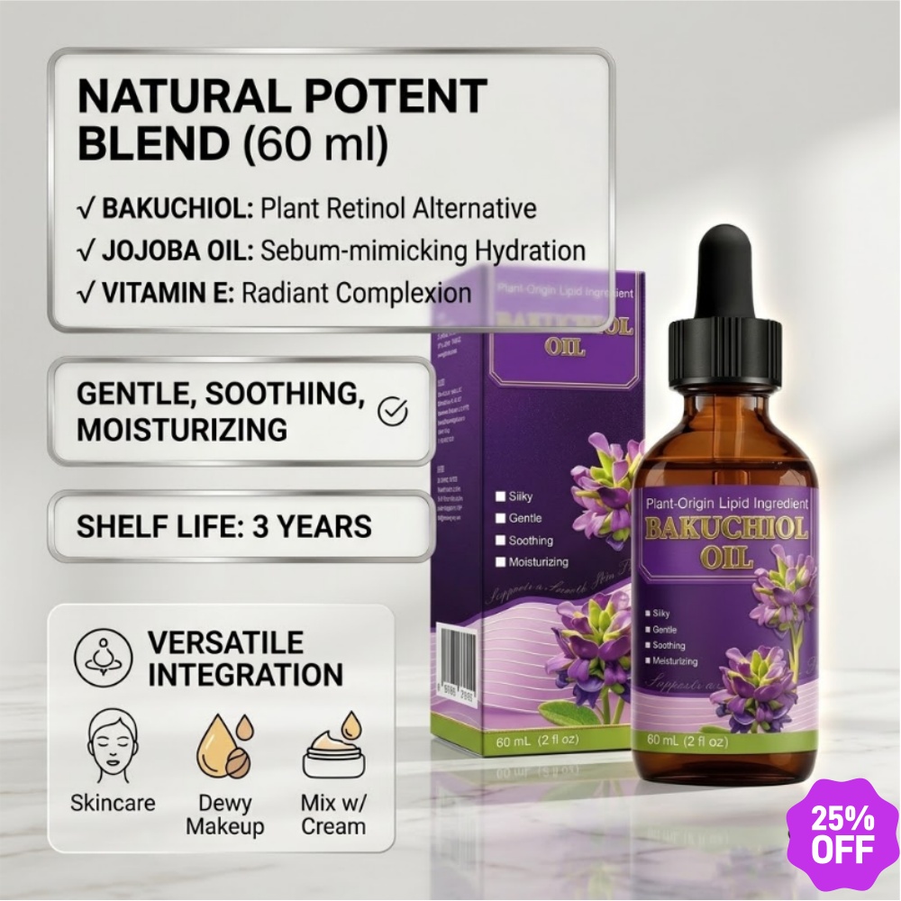 Bakuchiol Retinol Alternative - Натуральное масло для лица с бакучиолом,