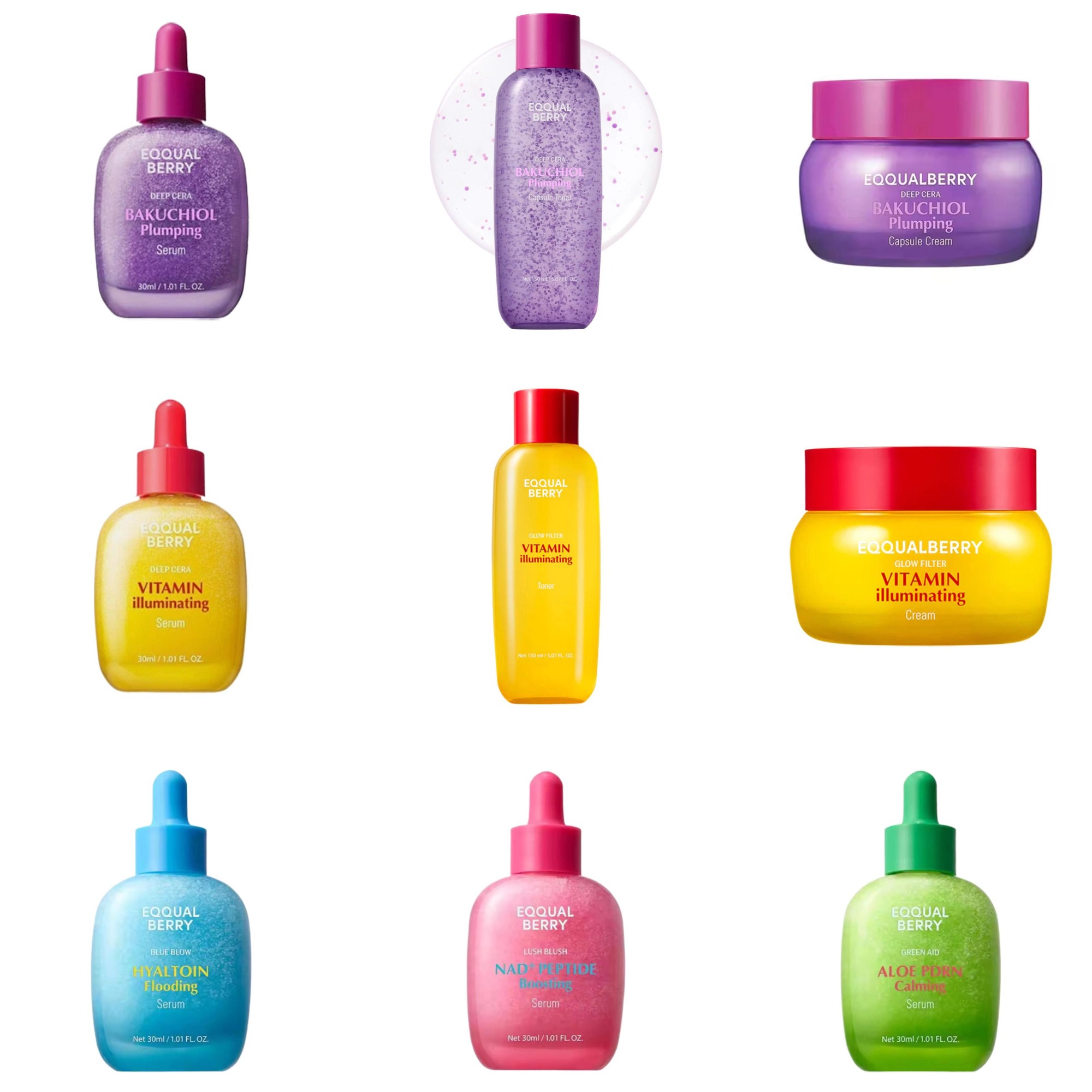 Bakuchiol Retinol Alternative - Сыворотка для лица EQQUALBERRY BAKUCHIOL с
