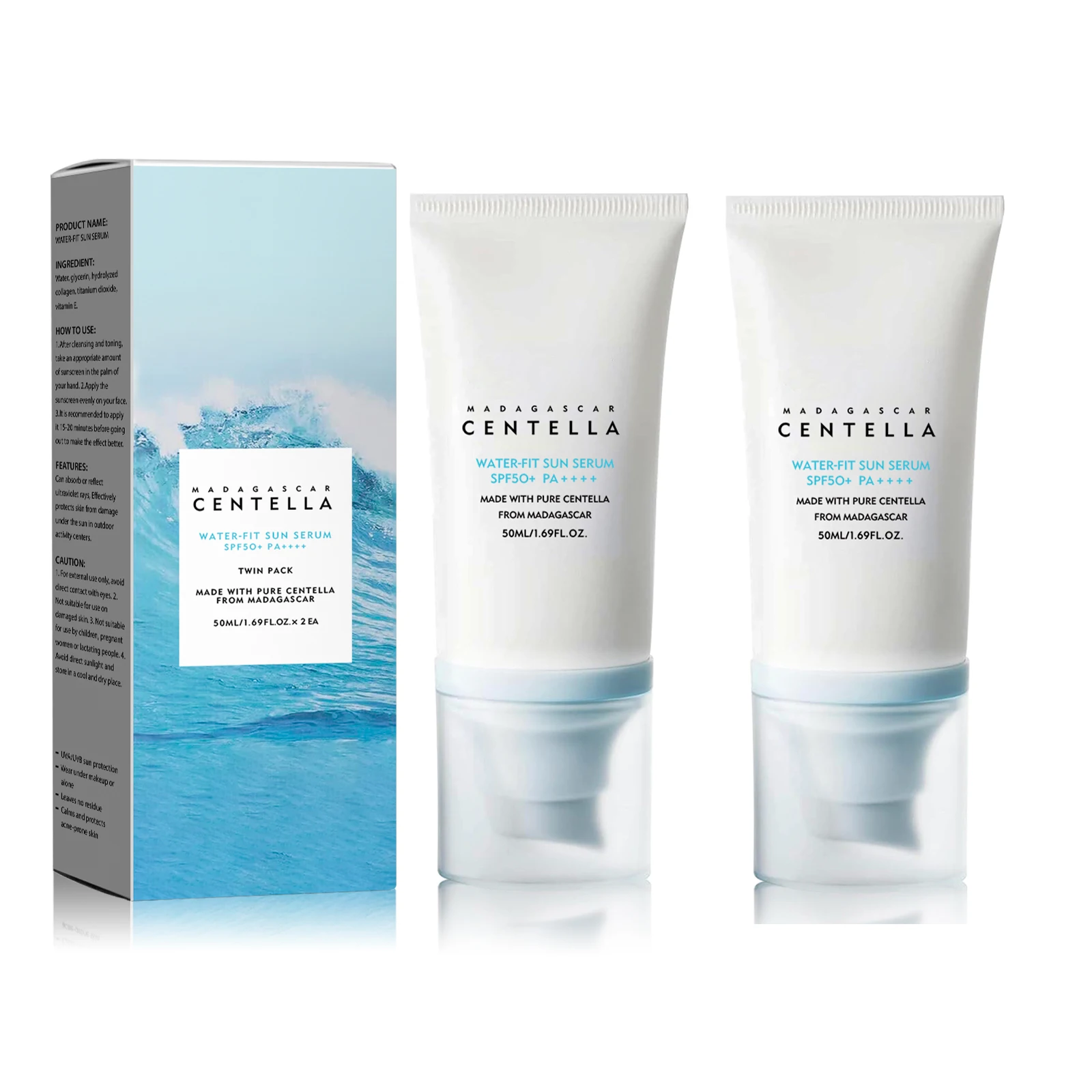 2/1 шт. SPF50 + солнцезащитный – обзор и цена Skincare Basic