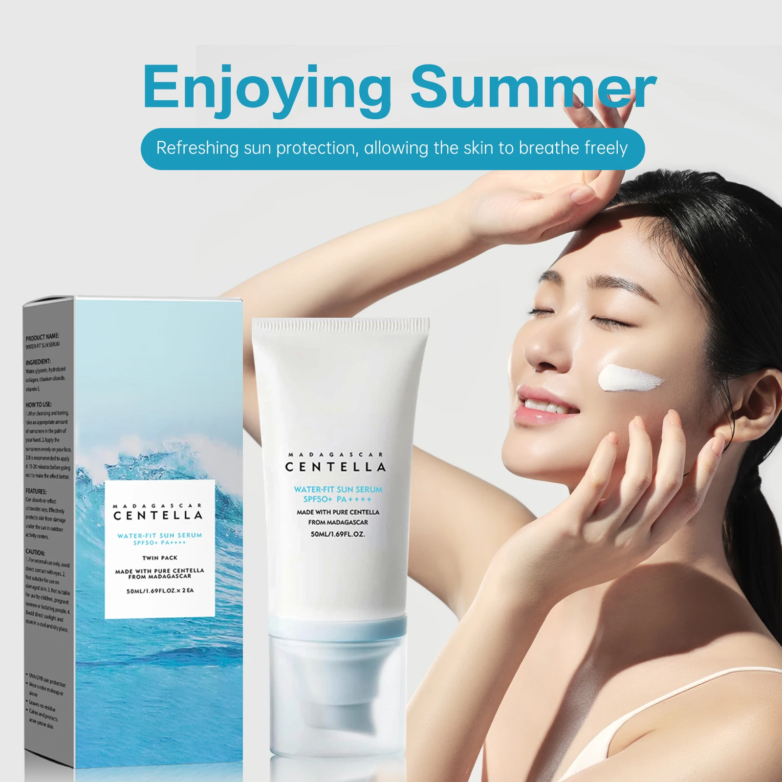 2/1 шт. SPF50 + солнцезащитный – обзор и цена Skincare Basic